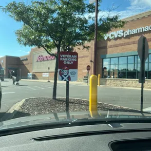 a sign on the side of the road