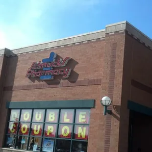 the front of the store