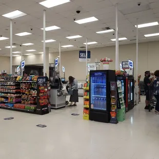 They have self checkout stations now