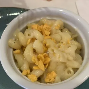 Mac and cheese side. Very good!