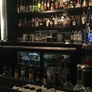 Well stocked bar!