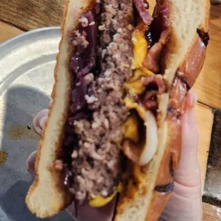 Declaration burger $15.99