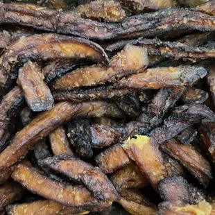 Burnt sweet potato fries