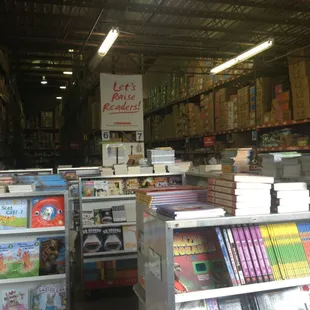 Warehouse only open a few times a year to the public. December, May, and the back to school sale 8/21-8/24/13