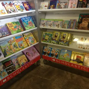Use your coupon on the books in the front. (Warehouse books are 25% off sticker price)