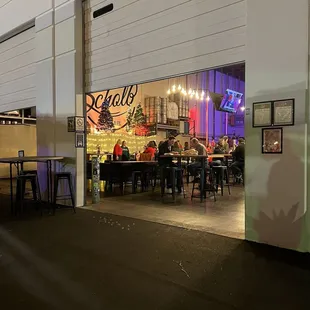 Inside of the brewery