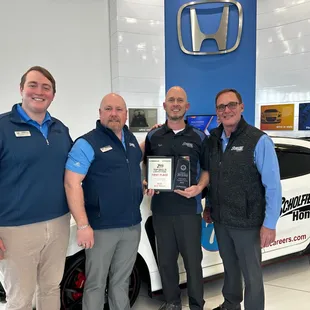 Ryan Smith awarded #1 Honda Tech in the USA at Scholfield Honda, Wichita ks