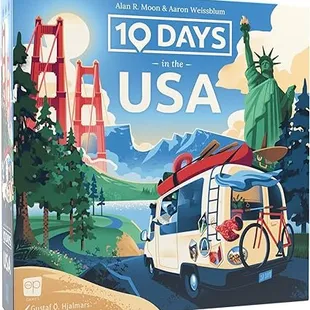 Product highlight! 10 Days in the USA is a fun and educational strategy game for the whole family...