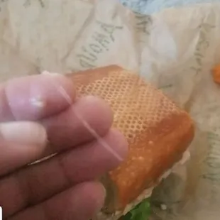 More plastic in my sandwich