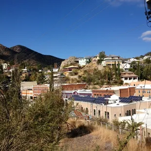 Scenic view of old Bisbee.