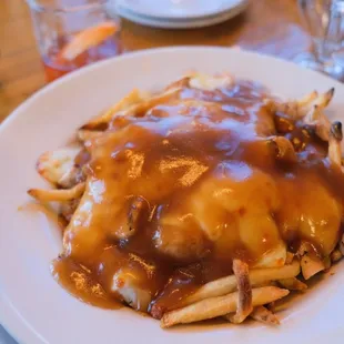 Prep School Poutine (with grilled chicken)