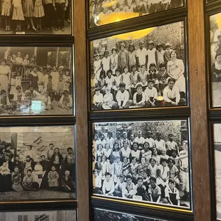 Classes through history when the restaurant was a school house.