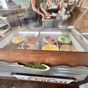 Ice cream available