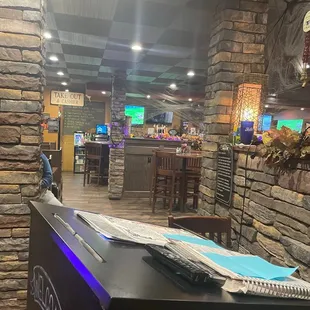 Bar area