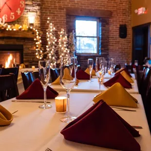 Our dining room is the perfect place for get-togethers, meetings, and events.