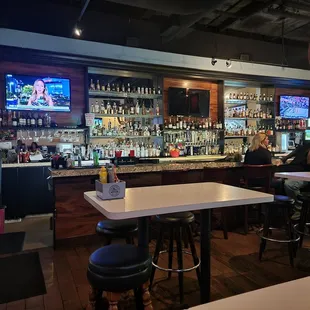 the bar and bar area