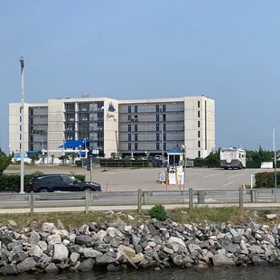View from dolphin tour boat