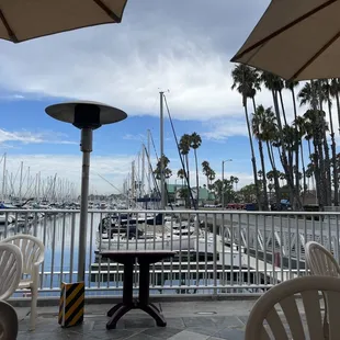 Love a nice view while dining!