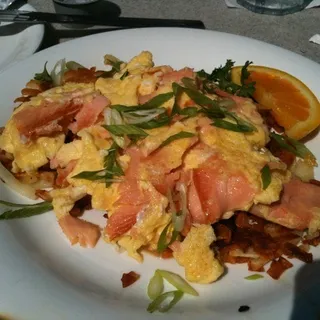 Salmon Lox Scramble