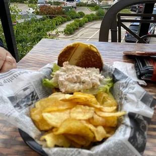 Chicken salad sandwich