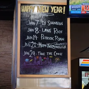 happy new year menu