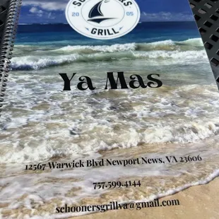Best menu I&apos;ve ever seen