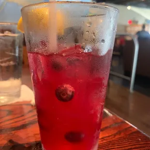 Blueberry gin Smash