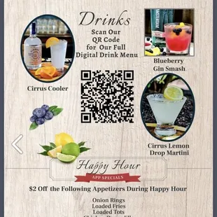 the menu