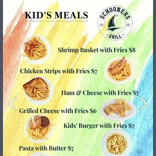 the menu on the app