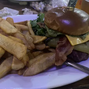 Southwest smokehouse burger was delicious