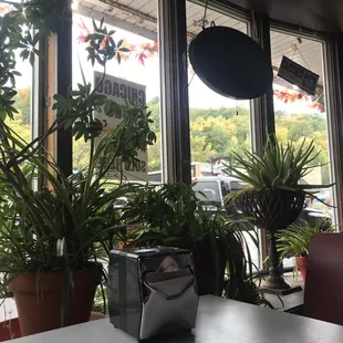 a view of the outside