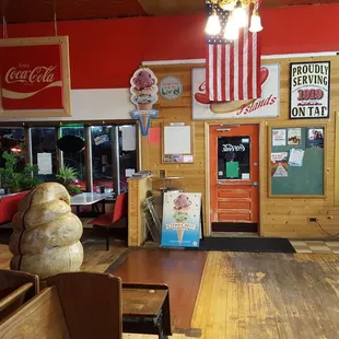 Front interior of the shop