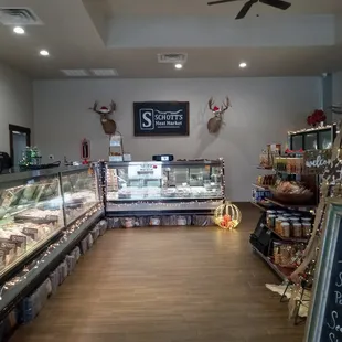 The squeaky-clean interior of Schott's!