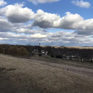 View of Chaska from the hilltop outside Schram Haus