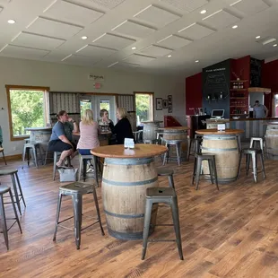 Indoor tasting room