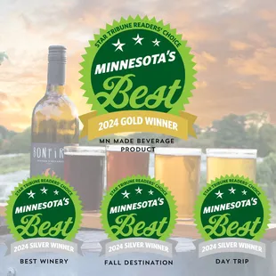 Thank you for voting us Minnesota's Best made Beverage Product!