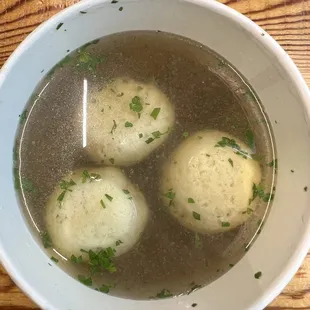 Matzoh ball soup