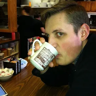 Great coffee, boasts Rick!