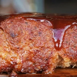 a piece of meatloaf