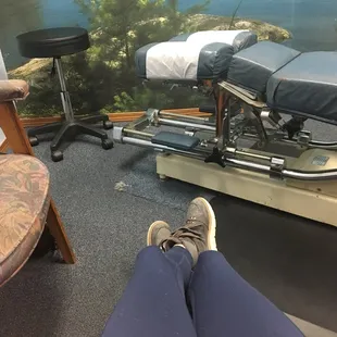 Waiting for the doctor to come in