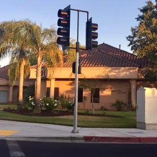 Street view of the office exterior from Millbrook Ave and Spruce
