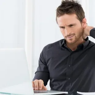 Desk jobs and sitting at work can cause tension headaches, migraines, shoulder/back pain, and much more. Adjustments can treat the issue!