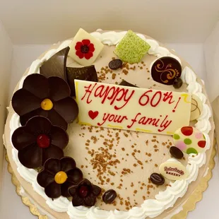 Mocha cake 8&quot;  $48