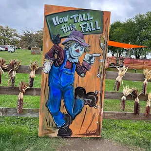 Fun signs as you approach.