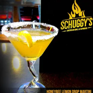 Honeybee Lemon Drop Martini