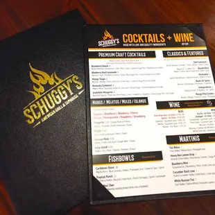 Cocktail Menu