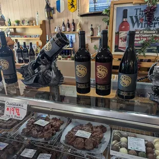 Wine and chocolates