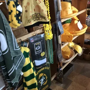 a variety of cheese items