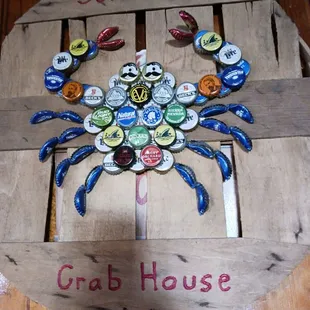 Bottle cap crab