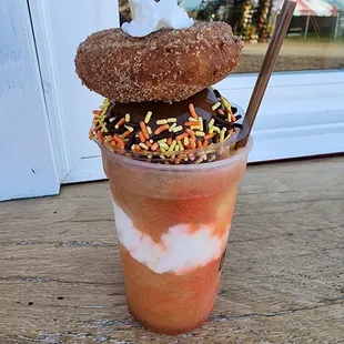 Caramel apple slishie